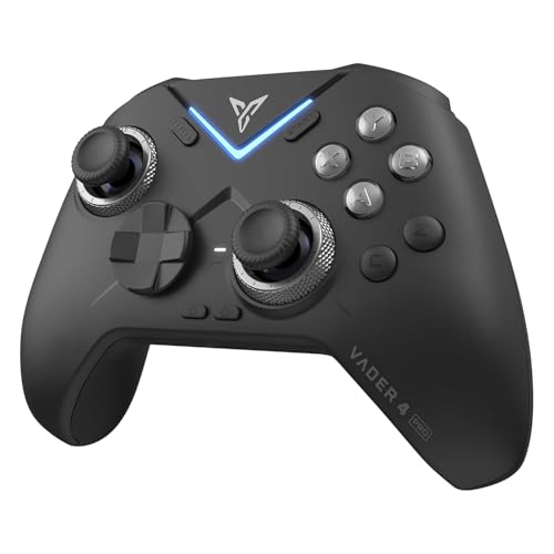 Flydigi Vader 4 PRO ゲームパッド コントローラー,Wireless Game Controller PS4 Pro/Nintendo Switch/Wii U対応, 力切替トリガー, カスタマイズ可能なRGBライティング, 六軸制御機能
