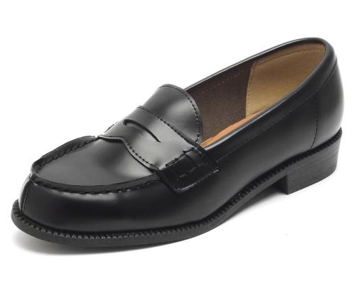 [ハーバー] ローファー レディース 女子 学生 子供 大きいサイズ 小さいサイズ MK48 クロ 23.5 cm