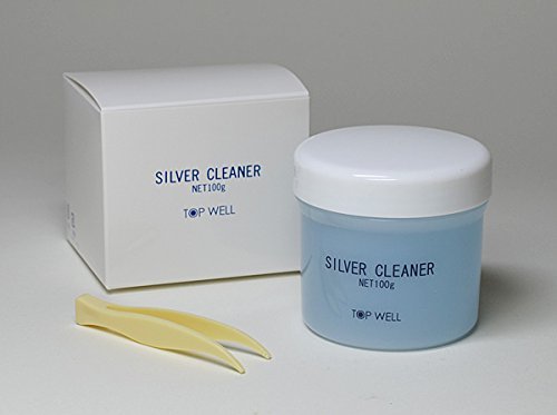 シルバークリーナー 液体 大容量 100g 磨き 洗浄液 シルバーお手入れ ピンセット付 銀 汚れ落とし シルバー クリーナー