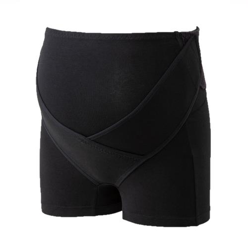 [犬印本舗] 肌にやさしいお腹を支えるパンツ妊婦帯 ブラック M HB8431