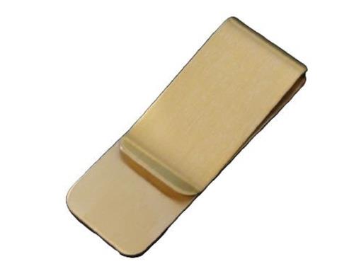 アウトレットマネークリップ シンプル ゴールドメタルミラー プレーンタイプ スマートペーパークリップ..