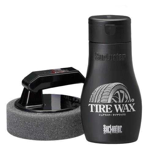 SurLuster(シュアラスター) タイヤワックス 200ml 水性 塗りこみ タイヤの艶出し 保護 ひび割れ防止 シリコーンオイル 乳液タイプ スポンジ付き 中性 T-81