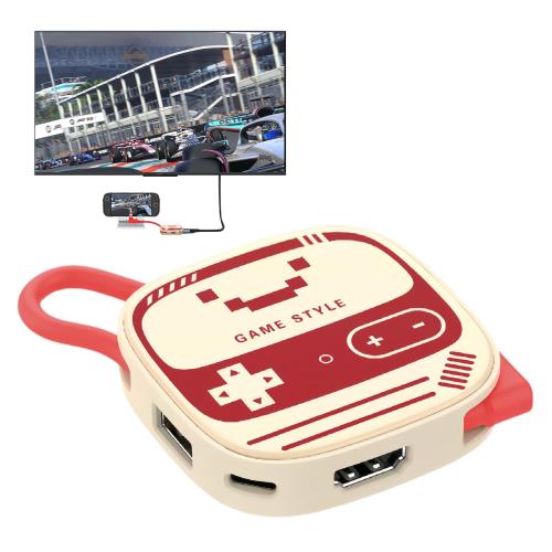 Switch 2用ドック2025年新型3in1多機能HDMI 変換アダプター PD100W 急速充電 Type-c充電器（HDMI 4K 60..