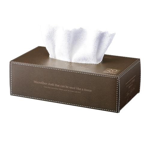 アイメディア(Aimedia) 使い捨てマイクロファイバークロス 便利クロス 20枚入 23×23cm ティッシュのように使える お掃除用 万能ふきん 布巾 雑巾 ティッシュクロス 使い捨て 極細繊維
