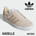 アディダス オリジナルス スニーカー ガゼル adidas Originals Gazelle Women JH7215 Wonder White / Magic Beige / Cloud White シューズ レディース 女性用