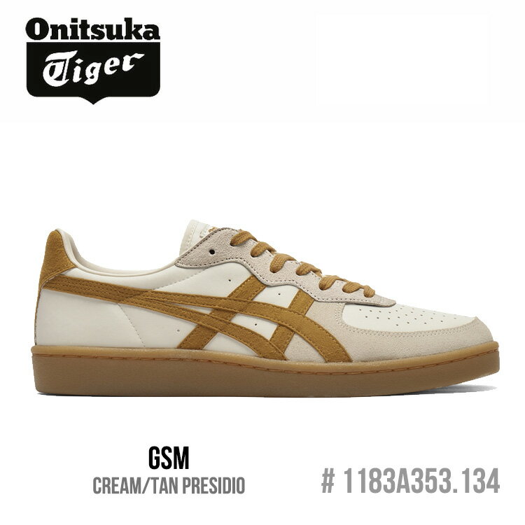 オニツカタイガー スニーカー Onitsuka Tiger GSM ジーエスエム メンズ レディース CREAM/TAN PRESIDIO..