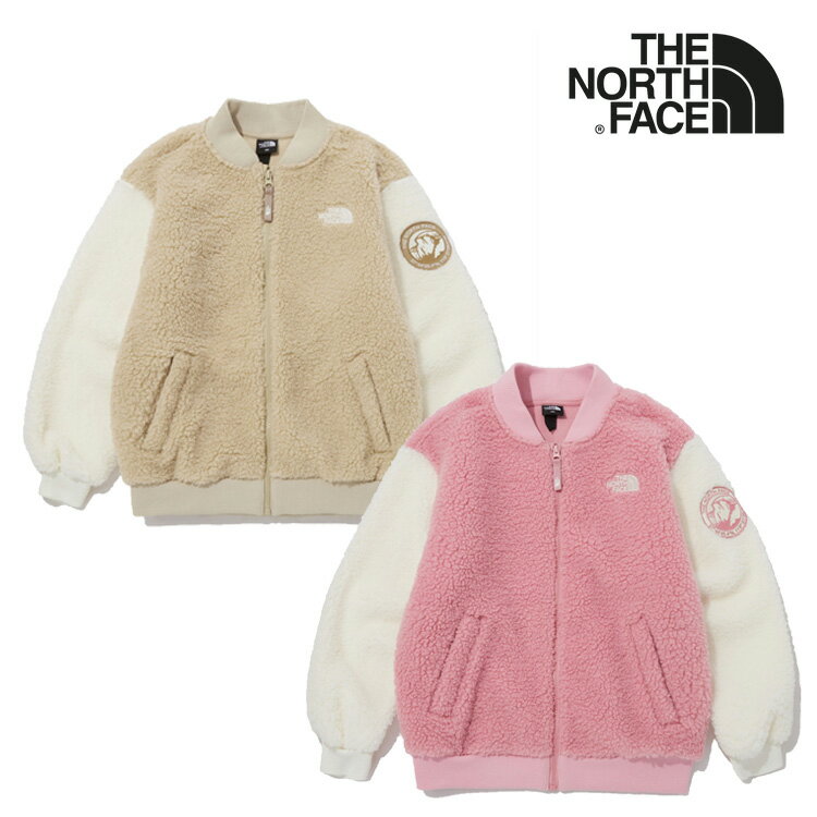 乐天商城 - ノースフェイス フリース THE NORTH FACE 男の子 女の子 K'S RIMO FLEECE BOMBER キッズ リモ フリース ボンバー LILAC ライラック LIGHT BEIGE ライトベージュ ROSE_PINK ローズピンク NJ4FP53T/U ウェア【中古】未使用品