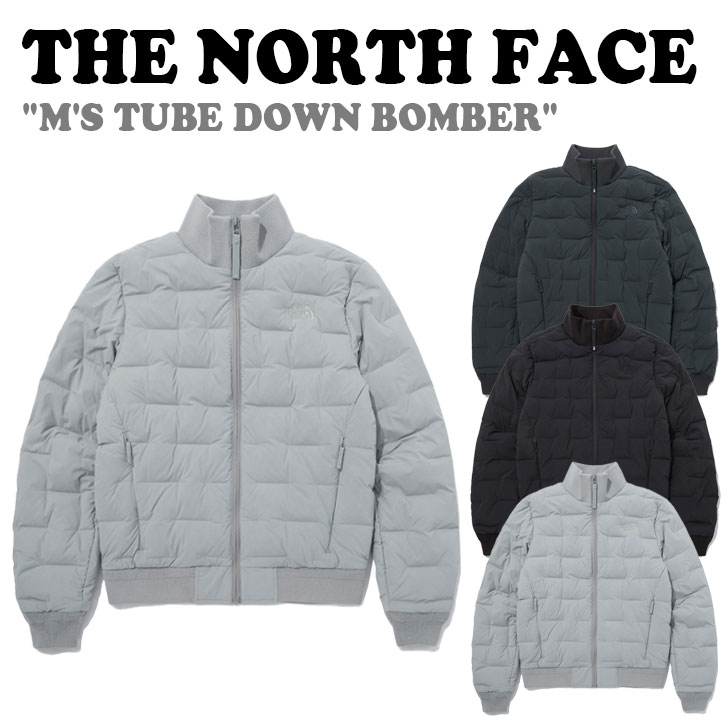 ノースフェイス ダウン THE NORTH FACE メンズ M'S TUBE DOWN BOMBER チューブ ダウン ボンバー DARK GREEN ダーク グリーン BLACK ブラック GRAYISH KHAKI グレイッシュ カーキ NJ1DP64A/B/C ウェア【中古】未使用品