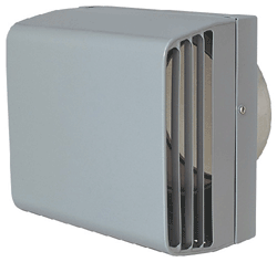 三菱 システム部材【P-13KVD4-BL】耐外風高性能フード＜ステンレス製＞ ギャラリ付・防火ダンパー付〔IF〕