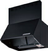 ●富士工業/FUJIOH レンジフード【BDR-3HL-751V】(ブラック/ホワイト) 同時給排 シロッコファン 750間口 給気前幕板付属 受注約2週〔▽〕