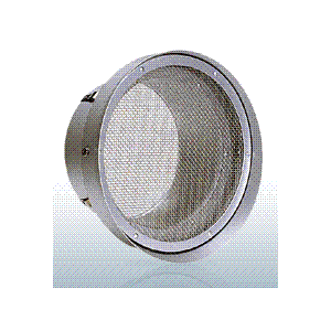 西邦工業【SN175T】金網型10メッシュ・低圧損・水切り付外壁用アルミ製換気口・フラットグリル〔HF〕