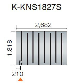 あいあいショップさくらの●ダイキン 床暖房パネル(床材分離型)【K-KNS1827S】ホッとエコ フロアパネル〔EA〕｜アングル2