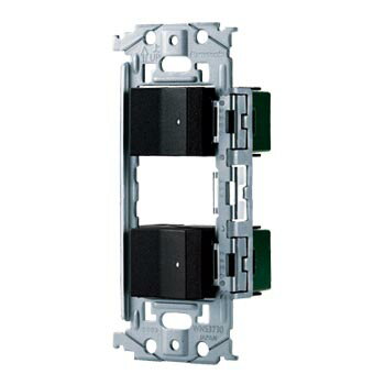 パナソニック 配線器具【WNSS51696B】マットブラック SO-STYLE 埋込スイッチセット ほたるスイッチE×2