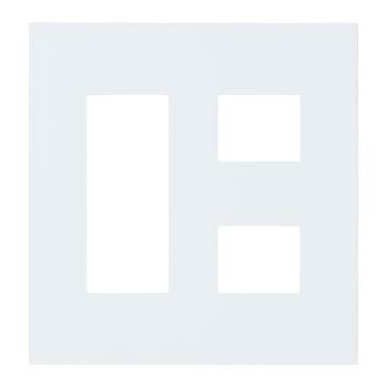 パナソニック 配線器具【WNS6005W】マットホワイト SO-STYLE プレート5コ用 (3コ+2コ用)