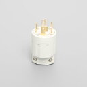 Яアメリカン電機 【4222N-IV】白色 プラグ ナイロンカバー 引掛形 20A 接地形3P 250V