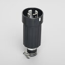 Яアメリカン電機 【41062R】黒色 プラグ ゴムカバー 引掛形 100A 接地形3P 600V