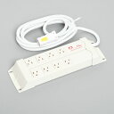 Яアメリカン電機 【KC1036H】白色 パラタップ 平刃形8ヶ口 コード3m ハーネスプラグ 125V