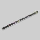 ####Яアメリカン電機 【HA9126LVDS】黒色 0Uコンセントバー 30A入力 IEC C-13×8ヶ口+IEC C-19×4ヶ口 スリムタイプ 電流表...