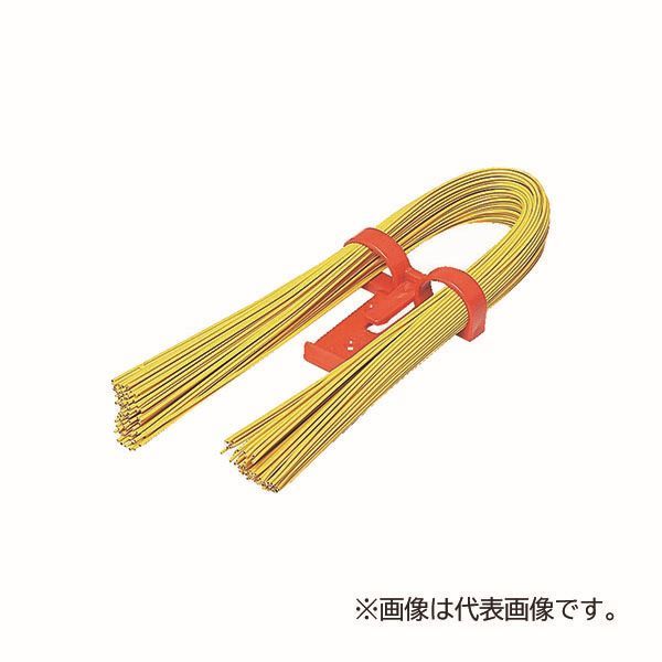 未来工業 【CB-1Y】黄 CDバインド (CD管・PF管用結束線) φ0.9×450mm 1袋100本入