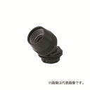 未来工業 【MFPK-22HLNK(10個入)】黒 マシンフレキコネクタ (ナイロンタイプ) 防水型 45°曲がり マシンフレキ22用(4)