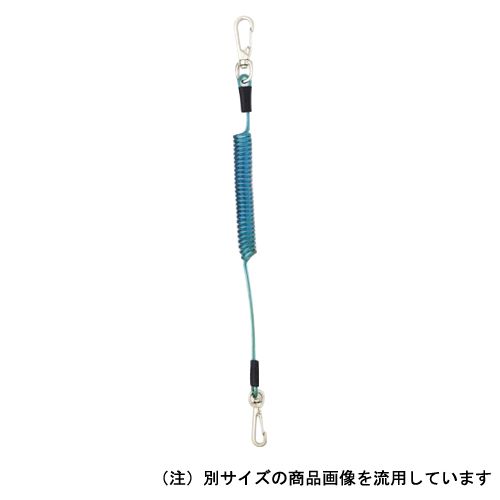 ∀オーエッチ工業 【SCN-10L】ライトブルー セーフティコード (ステンレスワイヤー入り) 1.0kg用 落下防止コード (4963360234293)(4)