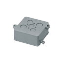 未来工業 【4CB-44】四角コンクリートボックス 中浅形 深さ44mm 側面ノックアウト無