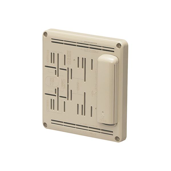 未来工業 【POW-1815TJ】ベージュ 電話保安器用ポリ台 6号・6号2回線・6号6回線・CATV用