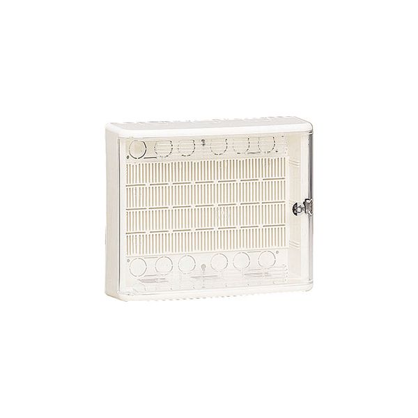 未来工業 【CWBJ-3025W】白 情報ウオルボックス (屋内用) 透明カバー 300×250×90(4)