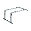 ####バクマ工業 【B-YAZAM3】室外ユニット用据付架台 屋根直角置用架台 高耐蝕溶融メッキ鋼板 W=200〜700 D=70〜550〔HE〕