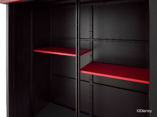 「物置本体と同時購入必須商品」####u.ヨド物置/ヨドコウ 【YMWD-1709A用】オプション ディズニーシリーズ ミッキーマウスモデル専用別売棚 受注2週 関東限定