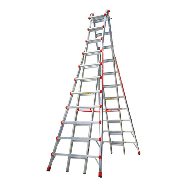 ●∂長谷川工業 【LG-10121】長尺伸縮脚立 LG スカイスクレーパー 全高3.33〜6.18m