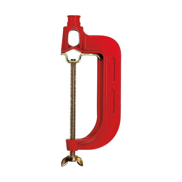 Я岩崎電気 【F4】赤色 ランプホルダ用接続具バイス アイ ランプホルダ用 丸棒・丸パイプφ70mm、平板100..