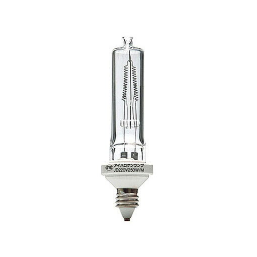 Я岩崎電気 【JD220V250W/P/M】アイ ハロゲンランプ (片口金形) JD/P/M 220V用 250W