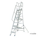 ####Ξピカコーポレイション/PiCa 【DWS-300B11H】作業台 DWS 天板の高さ3.00m 段数10 手すり高さ1100mm 組立式