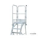 ####Ξピカコーポレイション/PiCa 【DWR-TE5B】手すり DWR型作業台用オプションパーツ DWR-TE 高さ900mmタイプ 天板二方手すり
