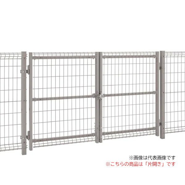 ●u.四国化成建材【PMMG-1012SWH】ホワイト メッシュ門扉G型 片開き 885×1200mm