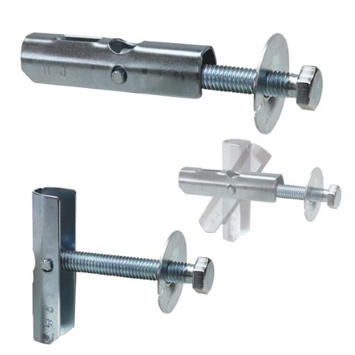 Яジェフコム 【AP-9】パットアンカー(ボルト付) 中空壁用 10本入