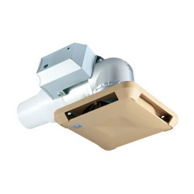 MAX/マックス 【JF90163】(ES-50KLB5-CX-FN) 茶 プラズマクラスター技術搭載 角型給気グリル (風量調節機構付) エルボ・曲・不燃タイプ〔DF〕