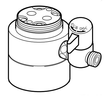 ナニワ製作所 【NSP-SKE7】浄水器・食器洗い乾燥機用分岐水栓 シングル分岐 (旧品番 NSJ-