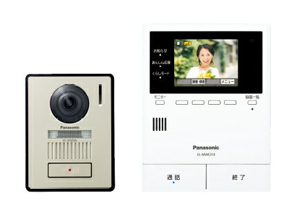 パナソニック テレビドアホン【VL-SVE310KLA】2-7タイプ どこでもドアホン 電源コード式 (旧品番 VL-SV..