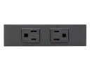 ###β神保電器 配線器具【KAG-2705SB】ソフトブラック NKシリーズ 家具・機器用 接地コンセントセット 2口 (シボ加工品) 受注生産
