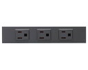 ###β神保電器 配線器具【KAG-3705SB】ソフトブラック NKシリーズ 家具・機器用 接地コンセントセット 3口 (シボ加工品) 受注生産