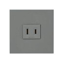 ###β神保電器 配線器具【HTL-1601SG】ソリッドグレー NKシリーズ HTLコンセントセット (シボ加工品) 受注生産