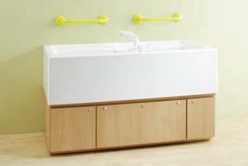 INAX/LIXIL 【KB-1412D-K1/FW1】(本体のみ) 幼児用バス ホワイト 受注約1週〔FA〕