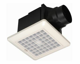 日本電興【UBF-2000】ダクト用換気扇 プレフィルタータイプ 接続パイプφ100mm 埋込寸法180mm角〔HH〕