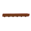 ####u.ミヅシマ工業 【402-2170】ブラシマットL 中フチ- ブラウン 50×300mm