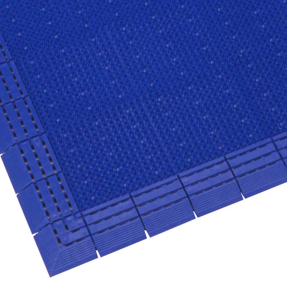 ####u.ミヅシマ工業 【402-1250】ニューエルバーマット #12 枠付 ブルー 900×1200mm 受注生産