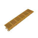 ####u.ミヅシマ工業 【423-0250】スーパーチェッカー 中フチ+ ベージュ 75×300mm