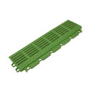 ####u.ミヅシマ工業 【423-0230】スーパーチェッカー 中フチ- ダークグリーン 75×300mm