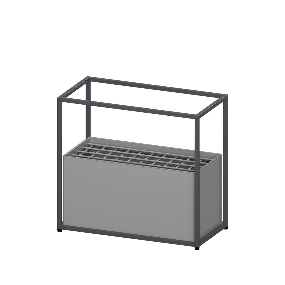 ▲●u.ミヅシマ工業 【359-0400】囲：傘立て 20本立 ライトグレー